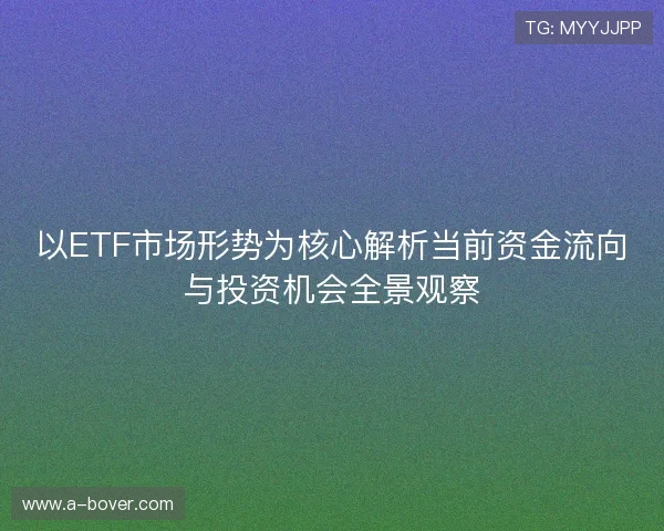 以ETF市场形势为核心解析当前资金流向与投资机会全景观察 以ETF市场形势为核心解析当前资金流向与投资机会全景观察